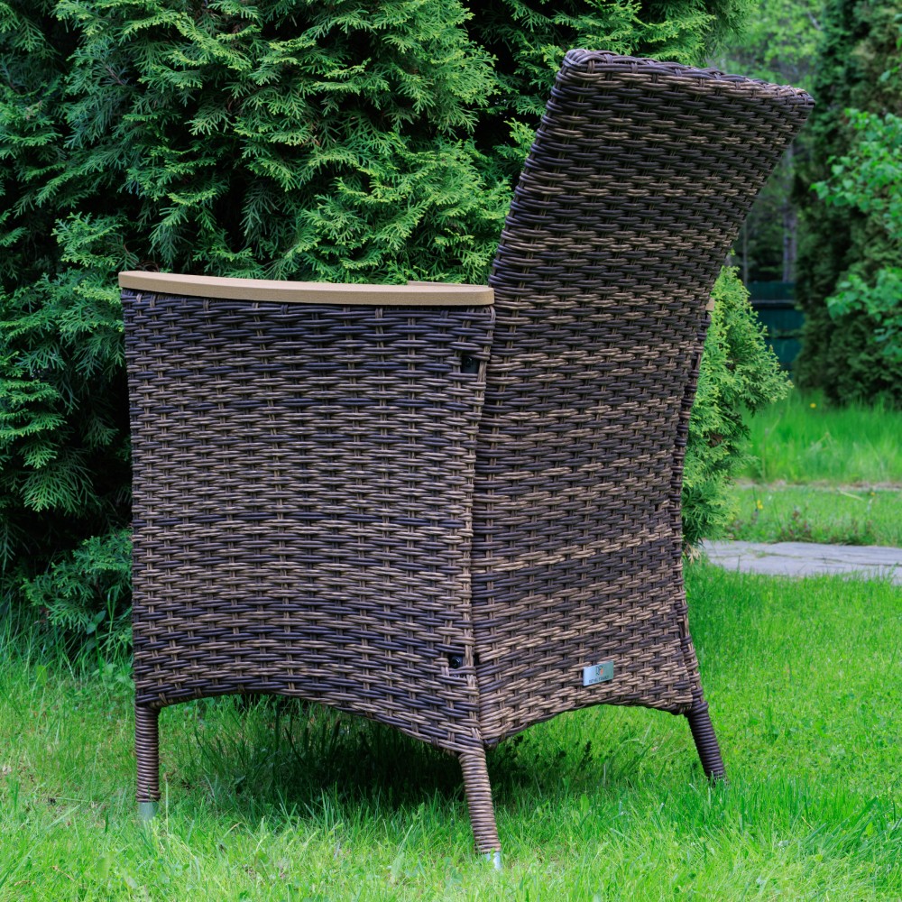 Обеденное кресло Royal Family AMELIA коричневое 6